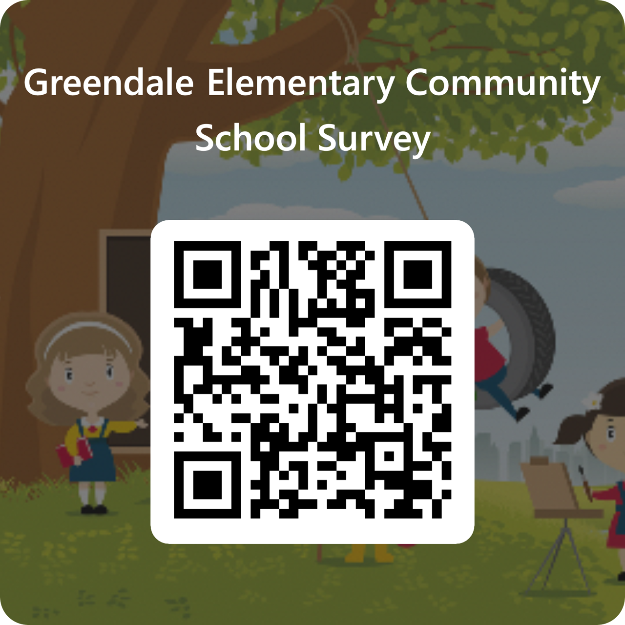 QRCode for Greendale Elementary Community School Survey.png